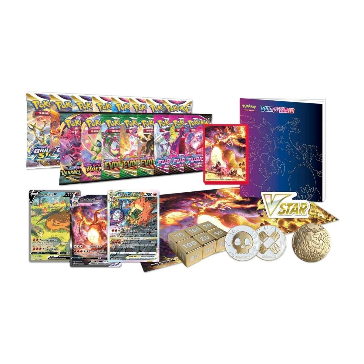 Pokémon TCG Sword & Shield Ultra Premium Collection Charizard Including Evolving Skies