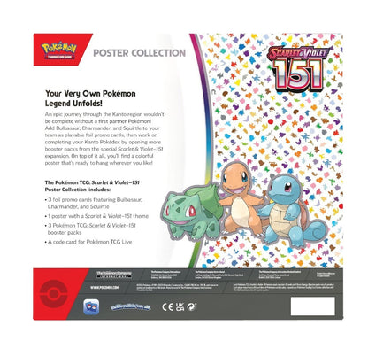Pokémon TCG Scarlet & Violet – 151 Poster Collection Box