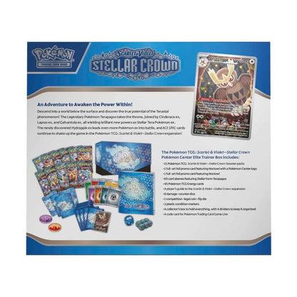 Pokemon TCG Scarlet & Violet - Stellar Crown Pokémon Center Elite Trainer Box