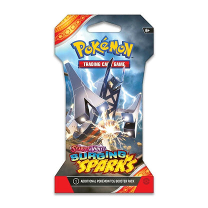 Pokemon TCG Surging Sparks Sleeved - Booster Packs SET OF 4