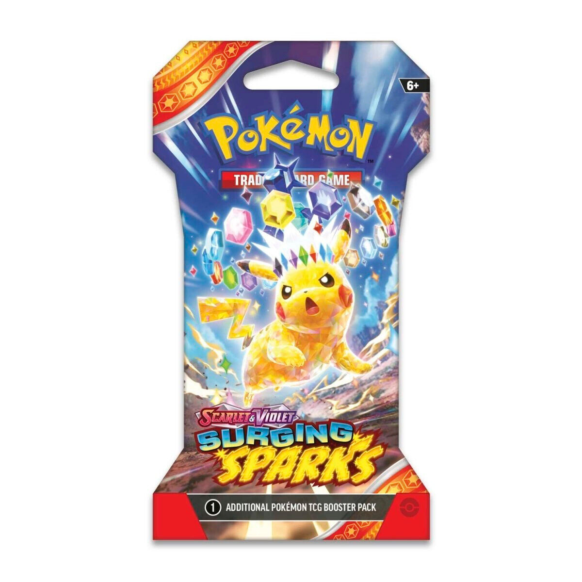Pokemon TCG Surging Sparks Sleeved - Booster Packs SET OF 4
